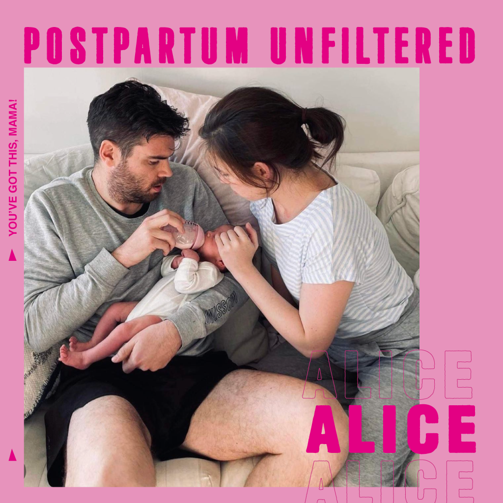 Alice's postpartum Unfiltered