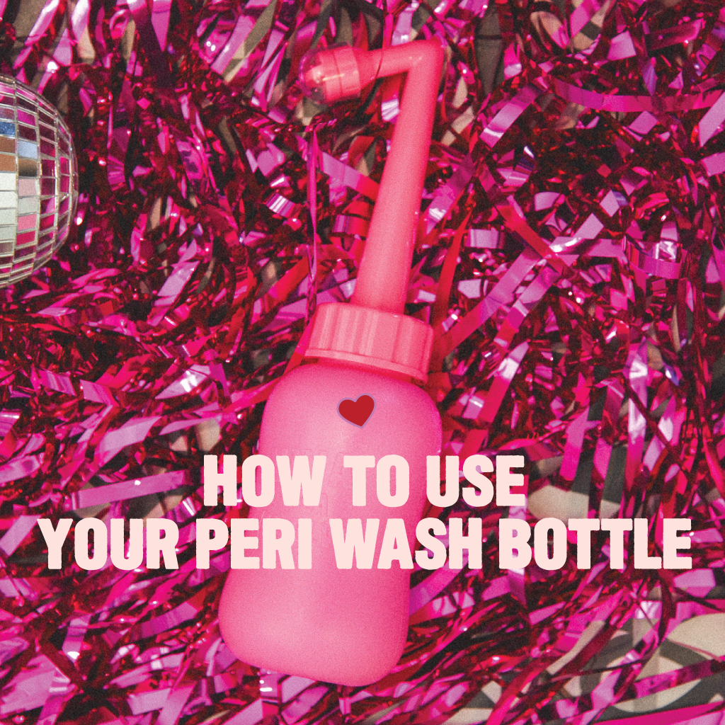 How to Use a Peri Wash Bottle After Birth
