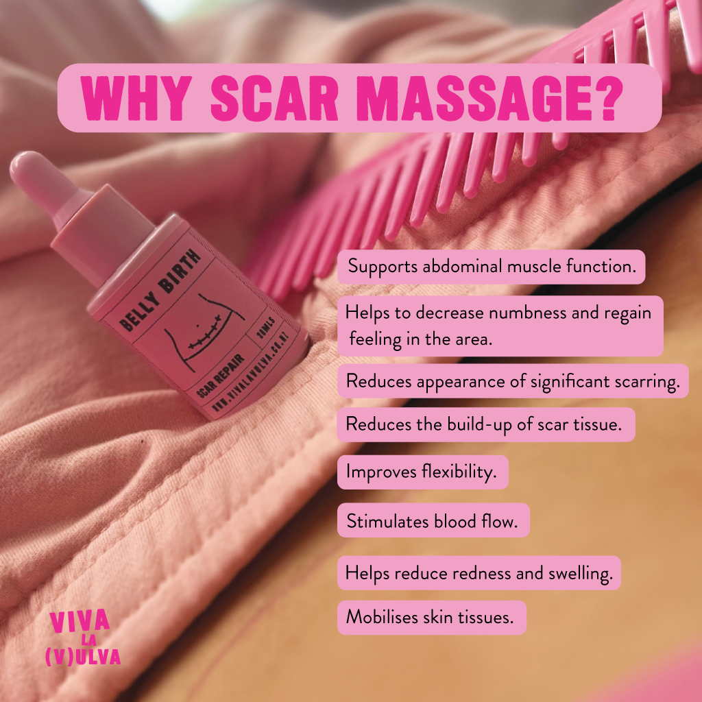 How to Belly Birth Scar Massage