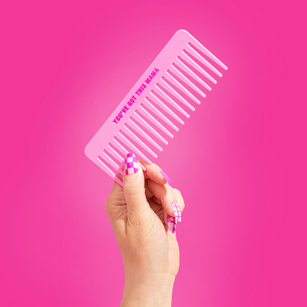 Birthing Comb by Viva La Vulva – pink labour pain relief comb for natural pain management during childbirth