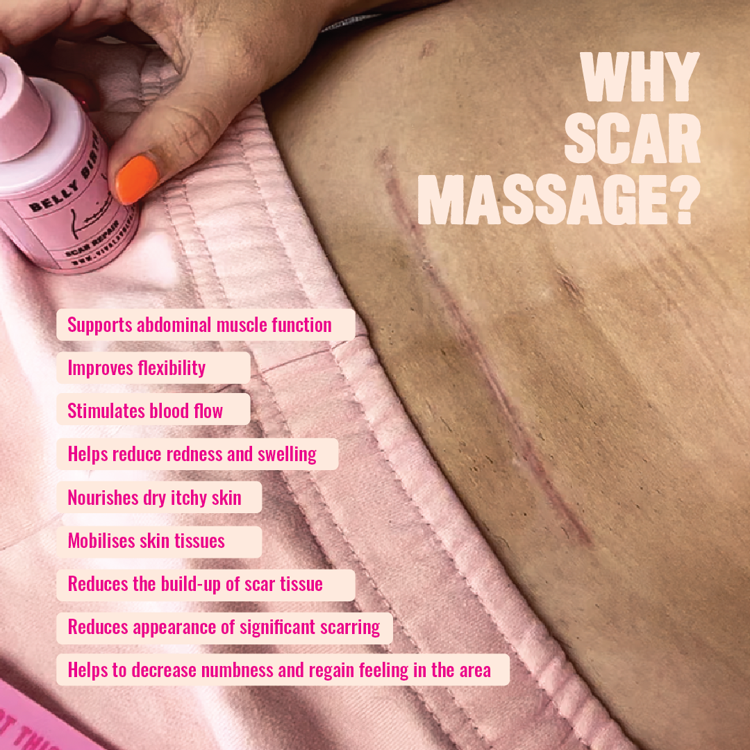 Belly Birth Scar Oil - Your C-Section Scar Massage Essential