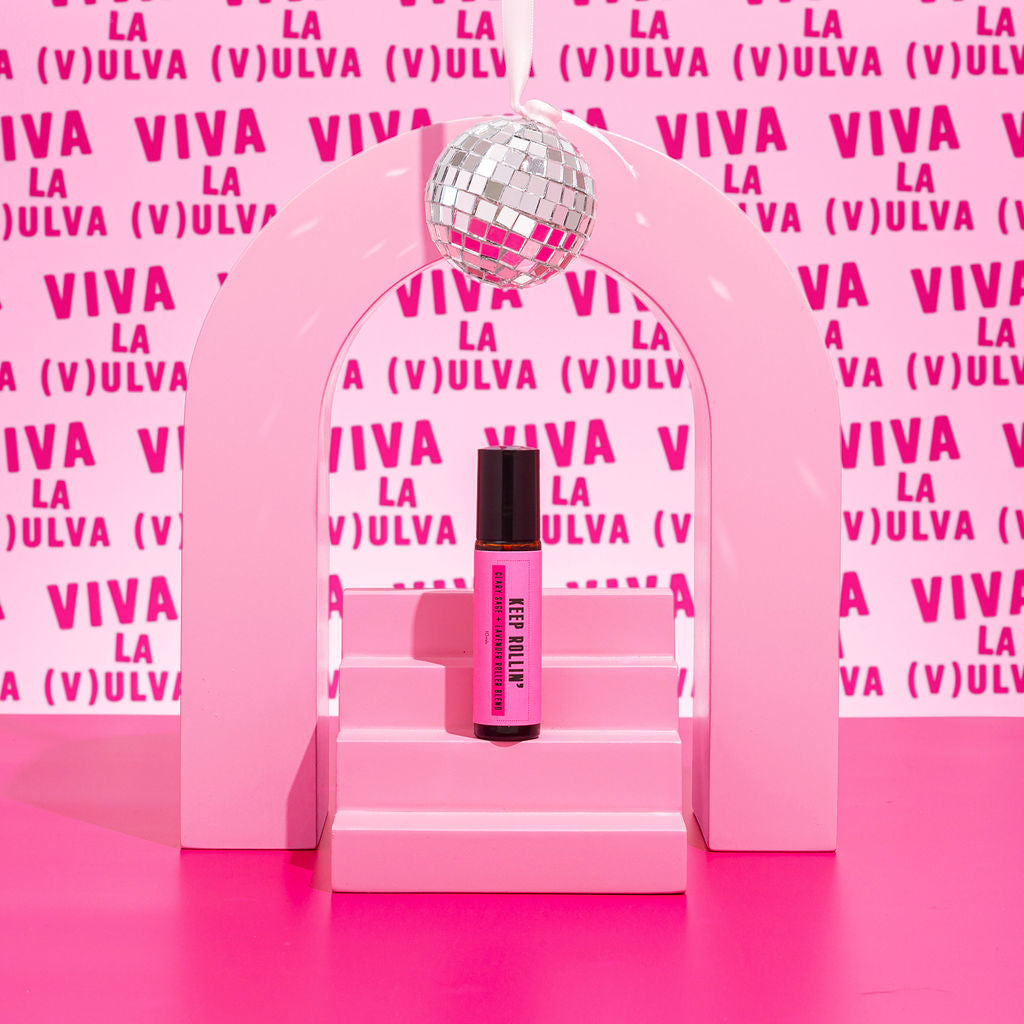 Keep Rollin' Clary Sage and Lavender Roller by Viva La Vulva – essential oil roller for calm and relaxation during labour and postpartum