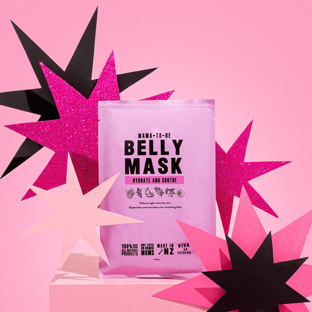 Mama-to-Be Belly Mask by Viva La Vulva – nourishing pregnancy belly mask to support skin during bump growth