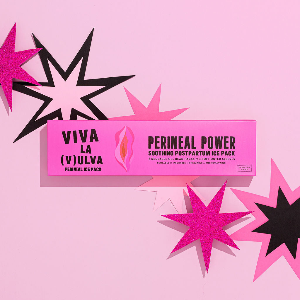 Soothing Postpartum Ice Packs by Viva La Vulva – reusable perineal gel bead ice packs for postpartum pain relief after birth